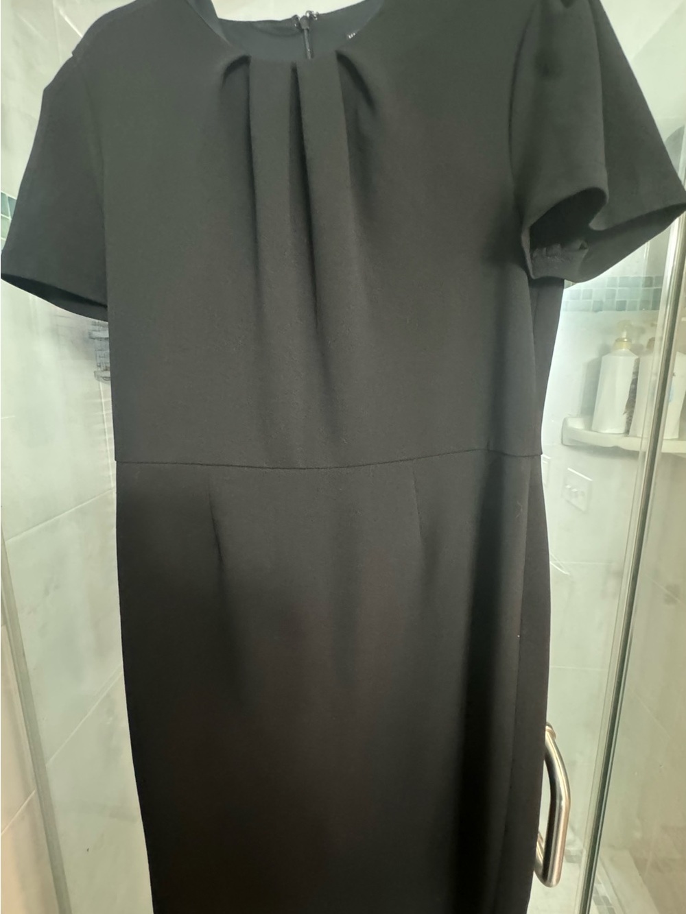 Maggy London | Classic Black Short-Sleeve Sheath Dress